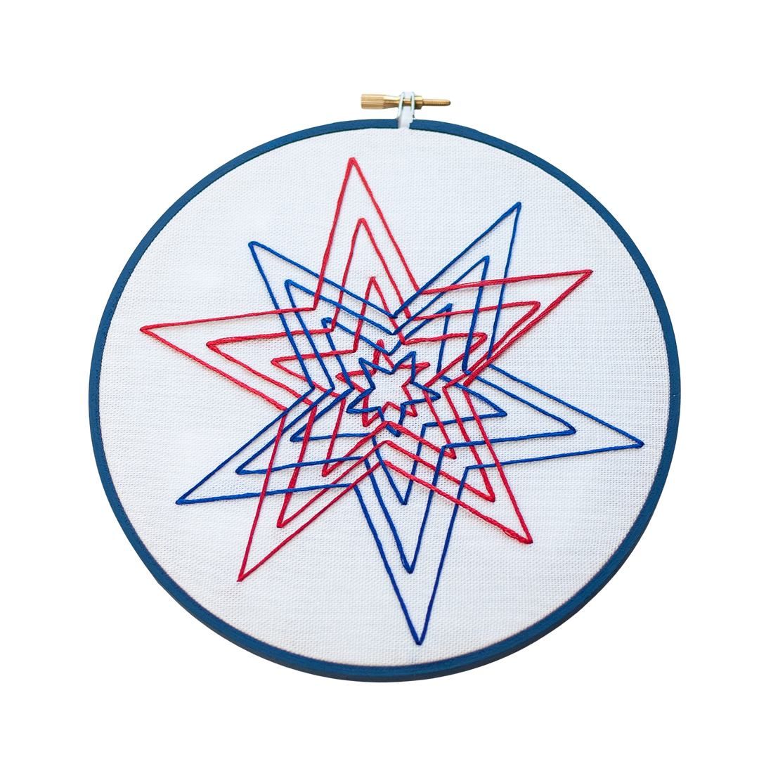 Fireworks Hand Embroidery Project - Free
