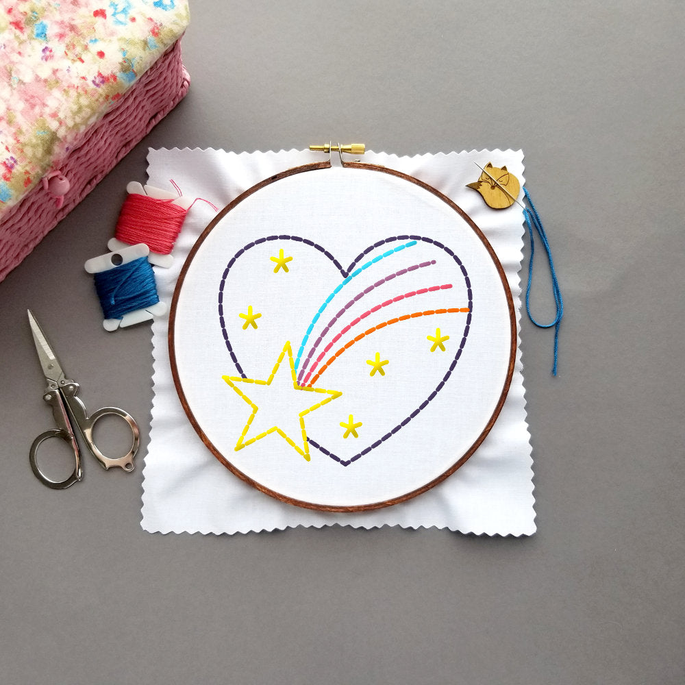 Digital Hand Embroidery Linework Patterns