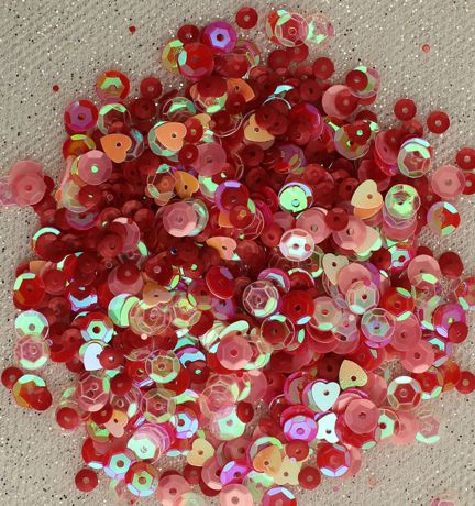 My Valentine Assorted Sequins Tin by Buttons Galore 28 Lilac Lane