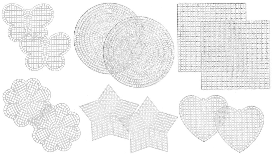 Plastic Canvas Shapes 12/Pkg