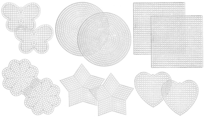 Plastic Canvas Shapes 12/Pkg