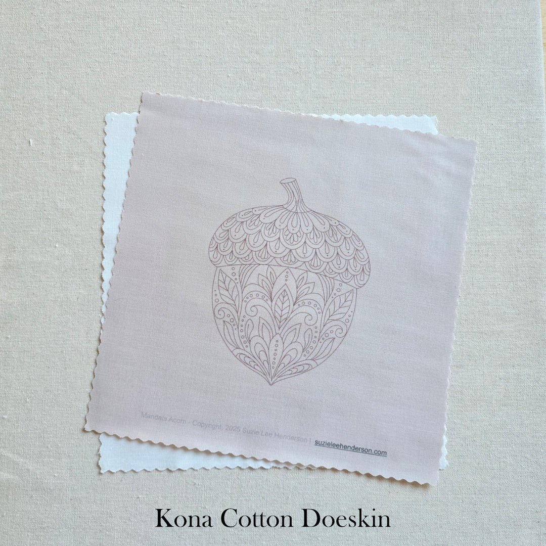 Mandal Acorn Pre-Printed Fabric