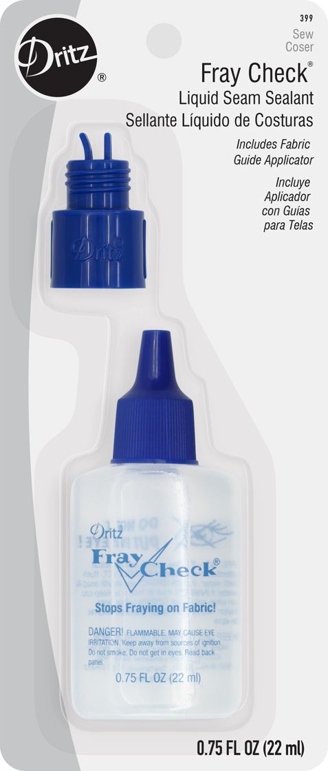 Dritz Fray Check W/Fabric Guide Applicator Tip