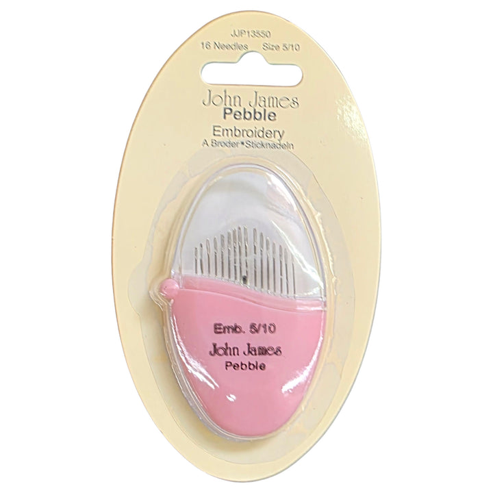 John James Pebble Embroidery Needles - Sizes 5-10