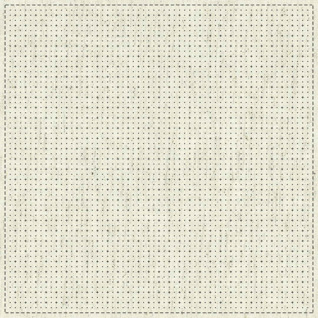 Sashiko Pattern Fabric Grid 2,  KF2020-19