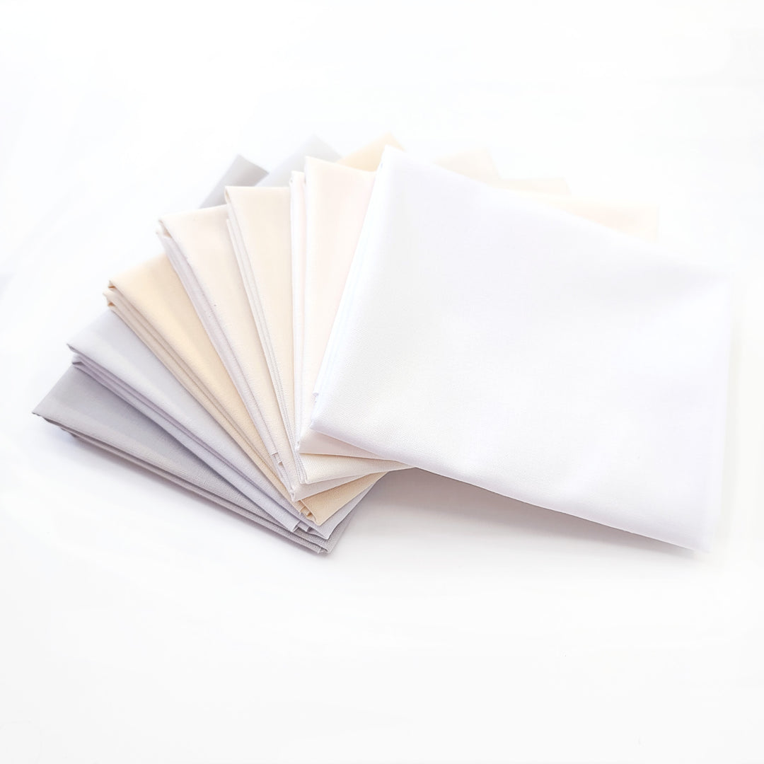Kona Cotton Fat Quarters - Neutral Colors