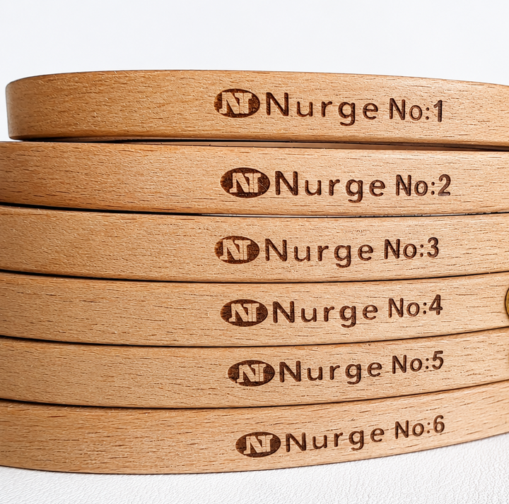 Nurge Beech Wood Embroidery Hoops Size options 4 - 10-Inch