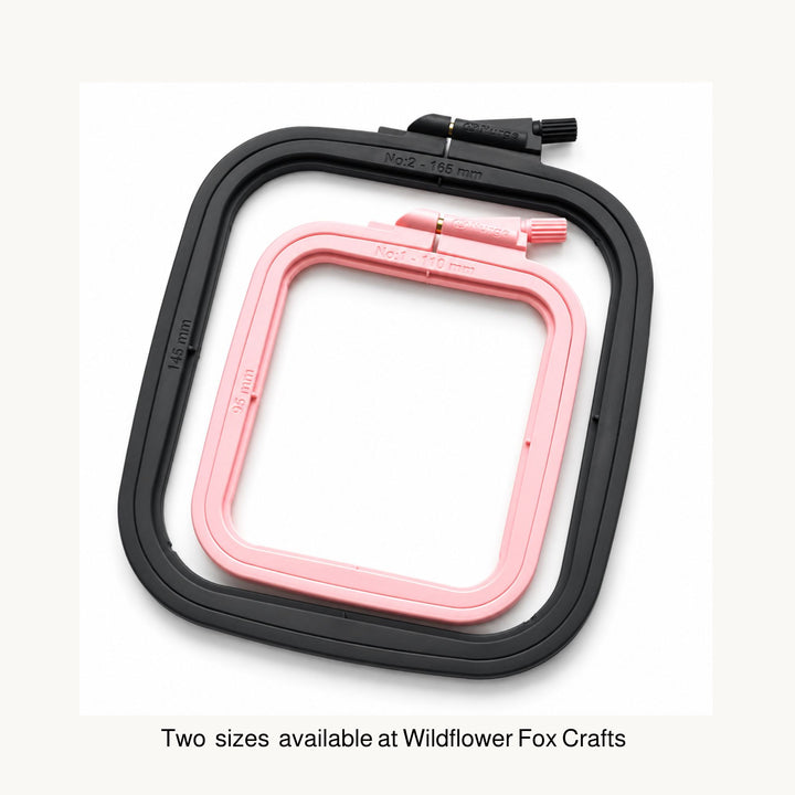 6.5 x 5.75-Inch Nurge Square Plastic Hoops No2 - (165 x 145mm)