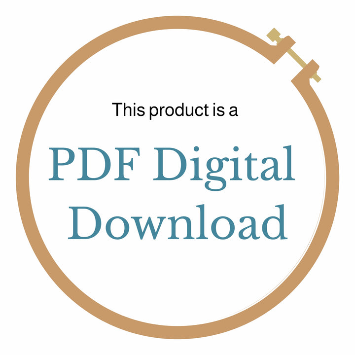 Pumpkin Trio Hand Embroidery Pattern Linework  - PDF Digital Download