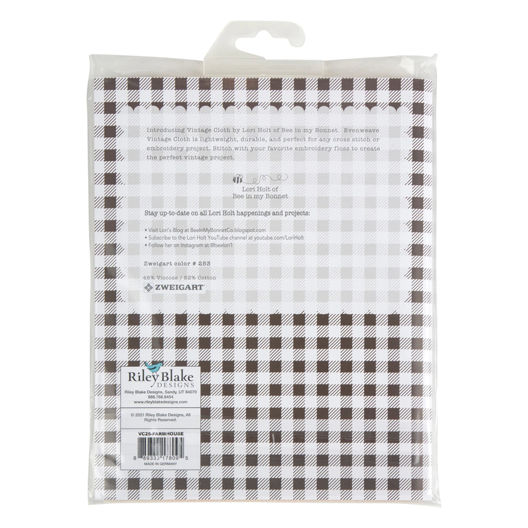 25-count Even-weave Vintage Cloth- Farmhouse