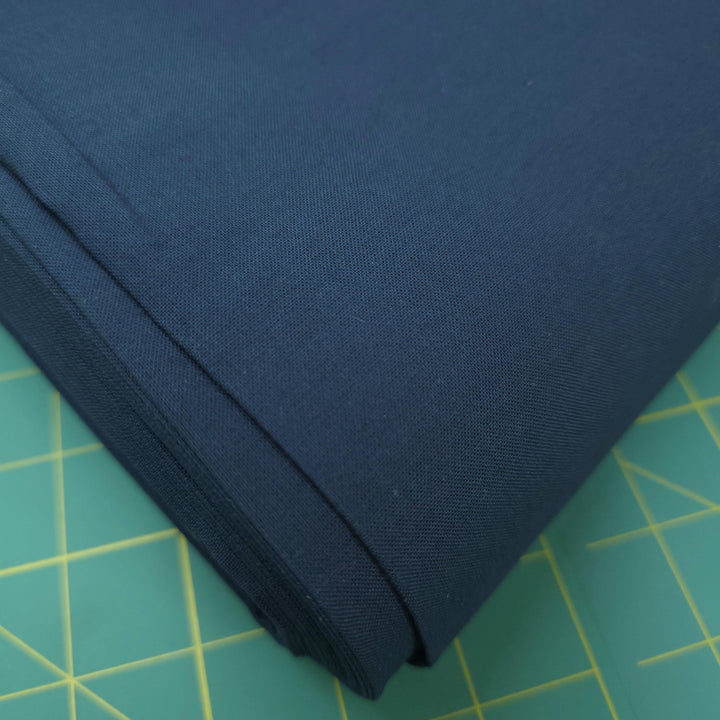 Navy Kona Cotton - 1/2 yard cut (18x44-Inches)