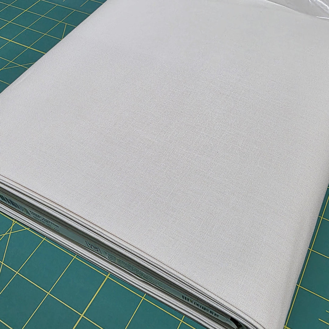 Ivory Kona Cotton - 1/2 yard cut (18x44-Inches)