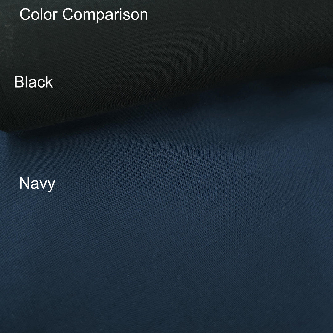 Navy Kona Cotton - 1/2 yard cut (18x44-Inches)