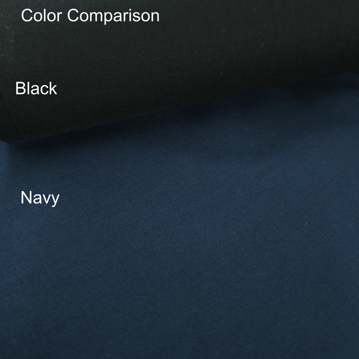 Navy Kona Cotton - 1/2 yard cut (18x44-Inches)