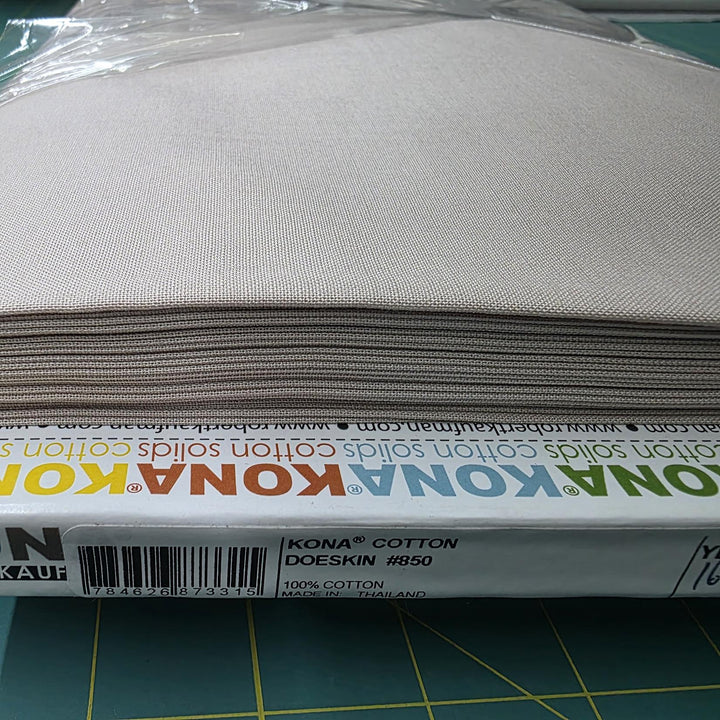 Doeskin Kona Cotton - 1/2 yard cut (18x44-Inches)