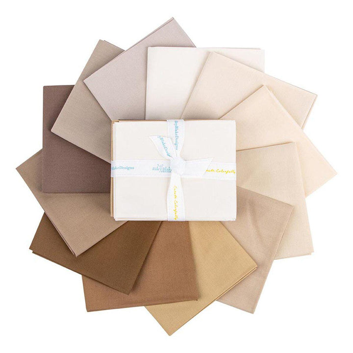 Confetti Cotton Neutral Fat Quarter Bundle, 12 Pcs.
