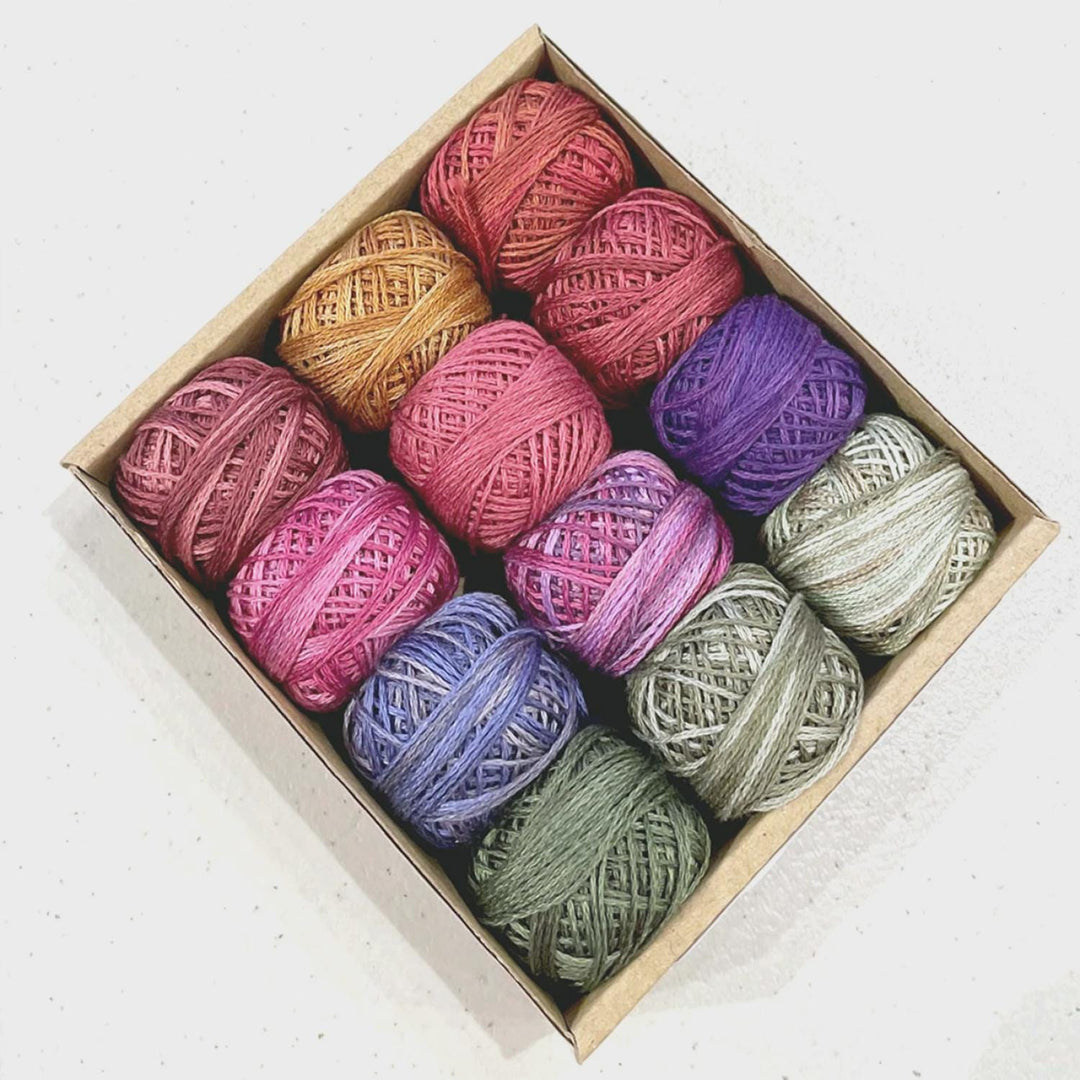 Flowers of Quaker Valdani 3-Strand Ball Floss 30 yds Each