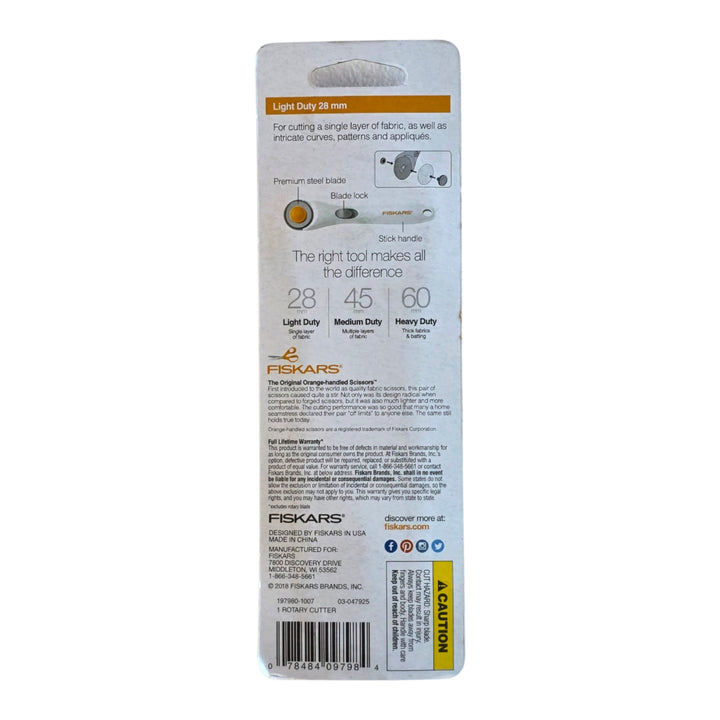 Fiskars Classic Stick Rotary Cutter 28mm