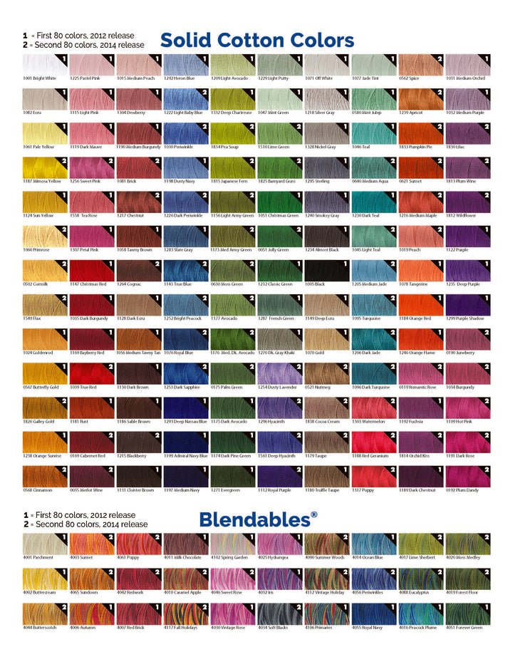 Autumn Collection Sulky Sampler 12wt Cotton Petites 6 pack