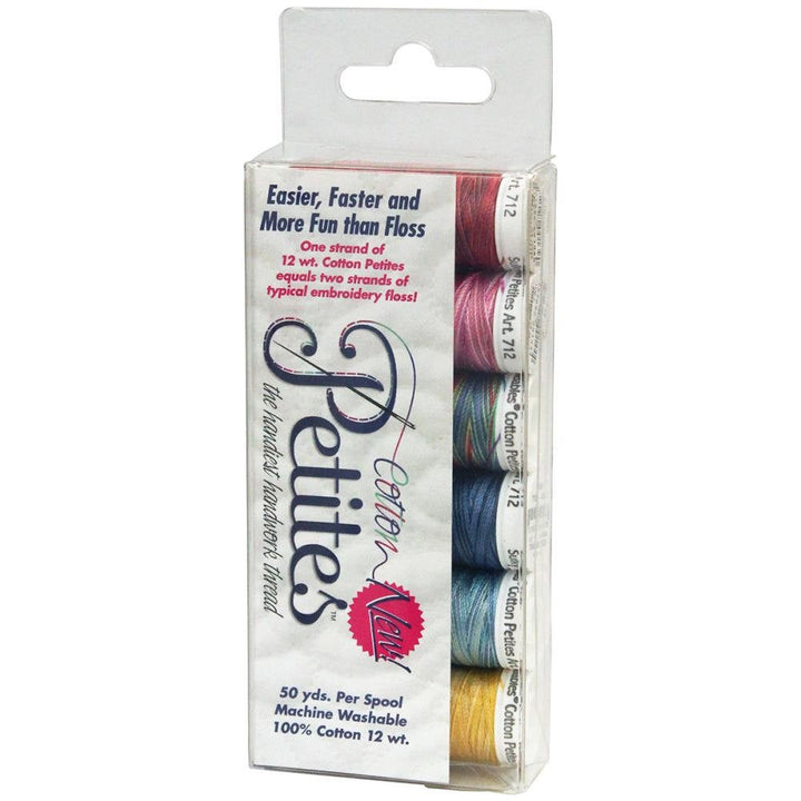 Blendables Sulky Sampler 12wt Cotton Petites 6 pack  - Variegated Threads from the Popular Colors Collection