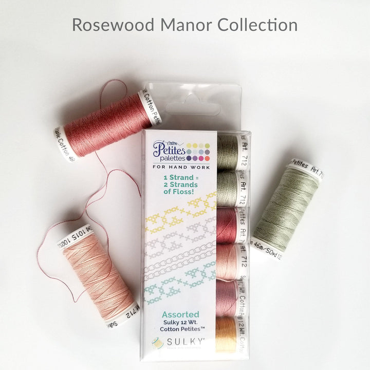 Sulky Blendables 2 - Second Most Popular Colors - 12wt Cotton Petites 6 pack - Variegated Embroidery Thread