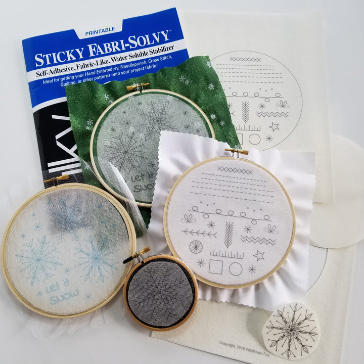 Sulky Print and Stitch - Sulky Sticky Fabri-Solvy Stabilizer 12/Pack